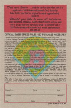 Card back