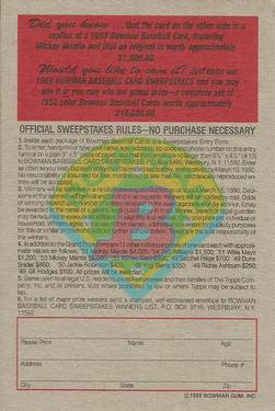 Card back
