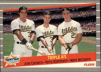 Triple A's (Jose Canseco / Terry Steinbach / Mark McGwire)