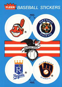 AL: Cleveland Indians / Detroit Tigers / Kansas City Royals / Milwaukee Brewers
