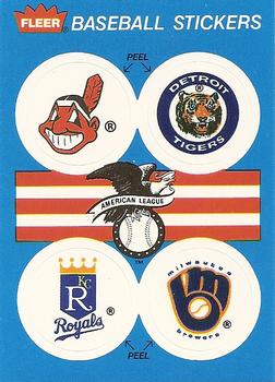 AL: Cleveland Indians / Detroit Tigers / Kansas City Royals / Milwaukee Brewers