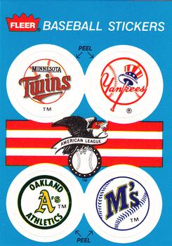 AL: Minnesota Twins / New York Yankees / Oakland Athletics / Seattle Mariners