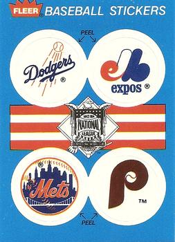 NL: Los Angeles Dodgers / Montreal Expos / New York Mets / Philadelphia Phillies