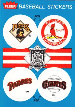 NL: Pittsburgh Pirates / St. Louis Cardinals / San Diego Padres / San Francisco Giants