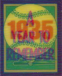 Crosley Field: 1935