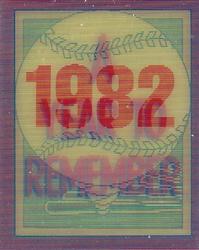 Steve Carlton: 1982
