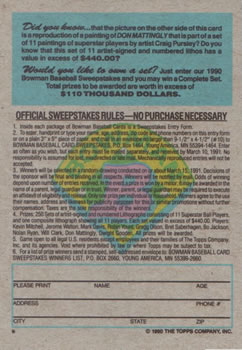 Card back