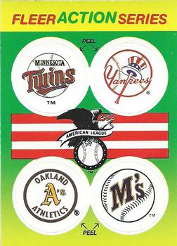 AL: Minnesota Twins / New York Yankees / Oakland Athletics / Seattle Mariners