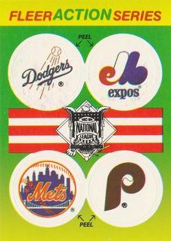 NL: Los Angeles Dodgers / Montreal Expos / New York Mets / Philadelphia Phillies