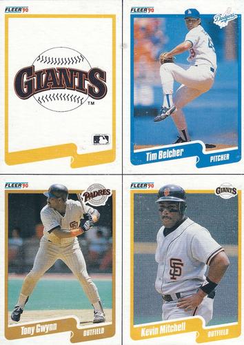 #C-1 / C-2 / C-12 / C-21 San Francisco Giants Logo / Tim Belcher / Tony Gwynn / Kevin Mitchell