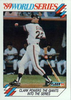 Clark Powers the Giants Into the Series