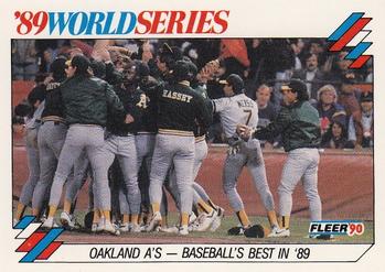 Oakland A's - Baseball's Best in '89