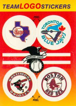 AL: Texas Rangers / Toronto Blue Jays / Baltimore Orioles / Boston Red Sox