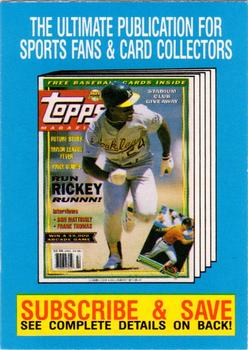 Topps Magazine Subscription Offer