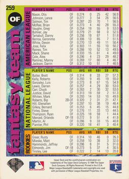 Card back