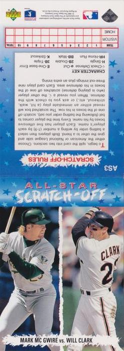 Mark McGwire / Will Clark