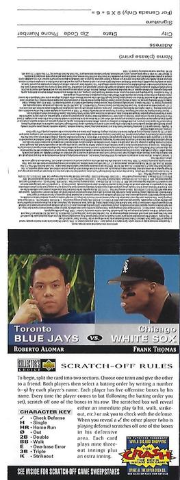 Roberto Alomar / Frank Thomas