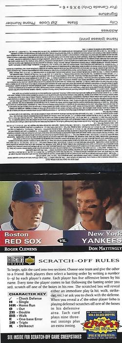 Roger Clemens / Don Mattingly