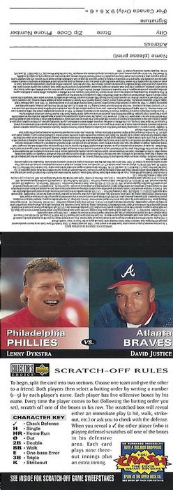 Lenny Dykstra / David Justice