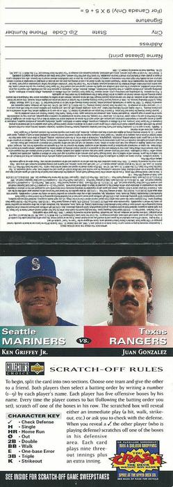 Ken Griffey Jr. / Juan Gonzalez