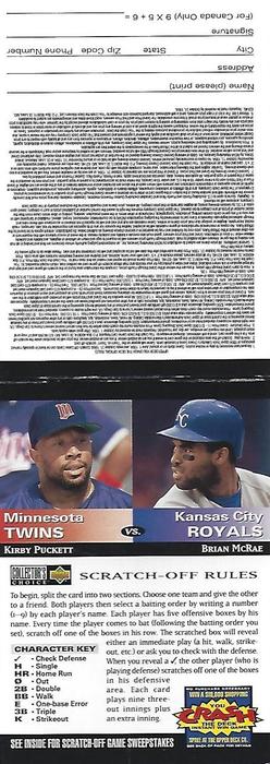 Kirby Puckett / Brian McRae