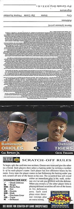 Cal Ripken Jr. / Cecil Fielder