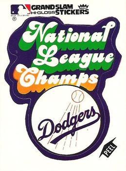 Los Angeles Dodgers National League Champs (White)