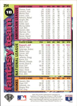 Card back