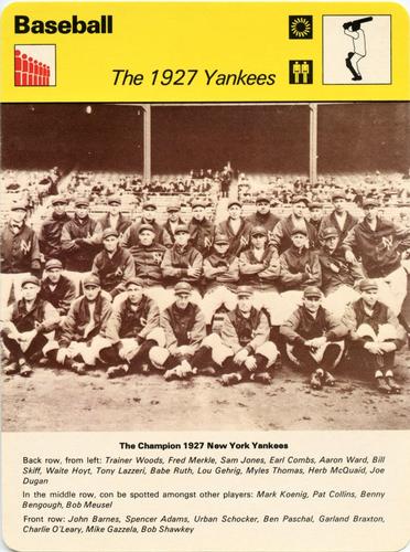 The 1927 Yankees