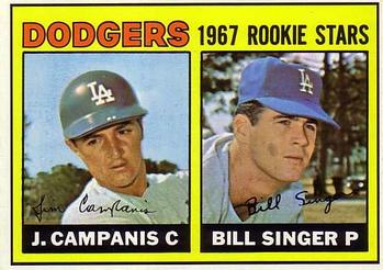 Dodgers 1967 Rookie Stars (Jimmy Campanis / Bill Singer)