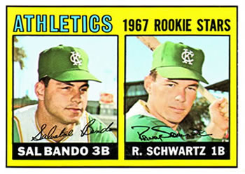 Athletics 1967 Rookie Stars (Sal Bando / Randy Schwartz)
