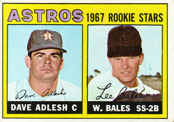 Astros 1967 Rookie Stars (Dave Adlesh / Wes Bales)