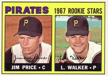 Pirates 1967 Rookie Stars (Jim Price / Luke Walker)
