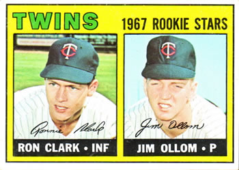 Twins 1967 Rookie Stars (Ron Clark / Jim Ollom)