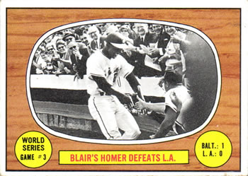 World Series Game #3 - Blair's Homer Defeats L.A.