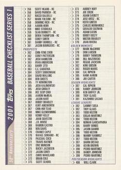 Checklist 3: 356-406 and Inserts