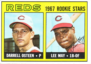 Reds 1967 Rookie Stars (Darrell Osteen / Lee May)