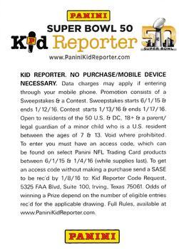 Kid Reporter Super Bowl 50