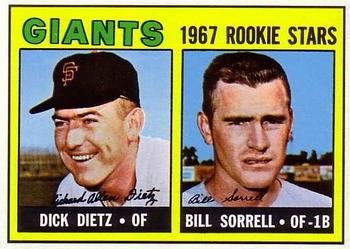 Giants 1967 Rookie Stars (Dick Dietz / Bill Sorrell)