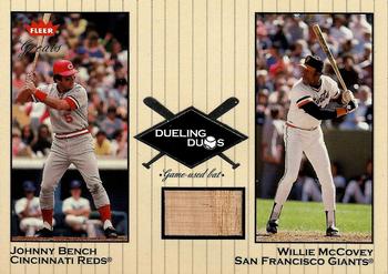 Johnny Bench / Willie McCovey