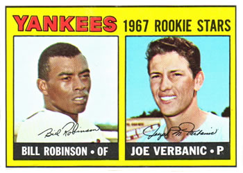 Yankees 1967 Rookie Stars (Bill Robinson / Joe Verbanic)