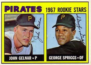 Pirates 1967 Rookie Stars (John Gelnar / George Spriggs)
