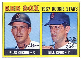 Red Sox 1967 Rookie Stars (Russ Gibson / Bill Rohr)