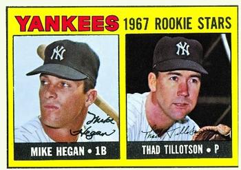 Yankees 1967 Rookie Stars (Mike Hegan / Thad Tillotson)