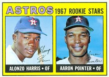 Astros 1967 Rookie Stars (Alonzo Harris / Aaron Pointer)