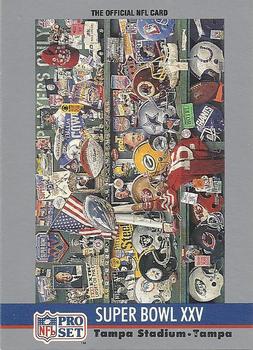 Super Bowl XXV Theme Art