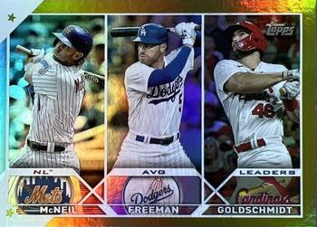NL AVG Leaders (Jeff McNeil / Freddie Freeman / Paul Goldschmidt)