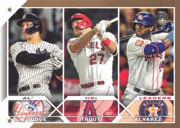 AL HRs Leaders (Aaron Judge / Mike Trout / Yordan Alvarez)
