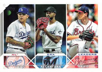 NL ERA Leaders (Julio Urías / Sandy Alcantara / Max Fried)