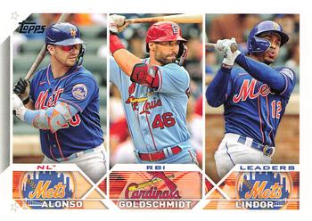 NL RBI Leaders (Pete Alonso / Paul Goldschmidt / Francisco Lindor)